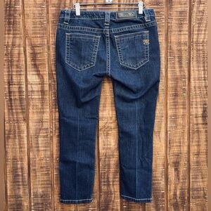 Miss Me Mid Rise Crop Skinny Zipper Ankle Jeans